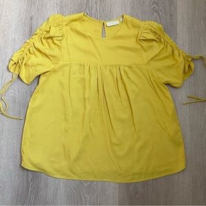 Happy X Nature|SS|‎ Yellow Blouse|SZ S